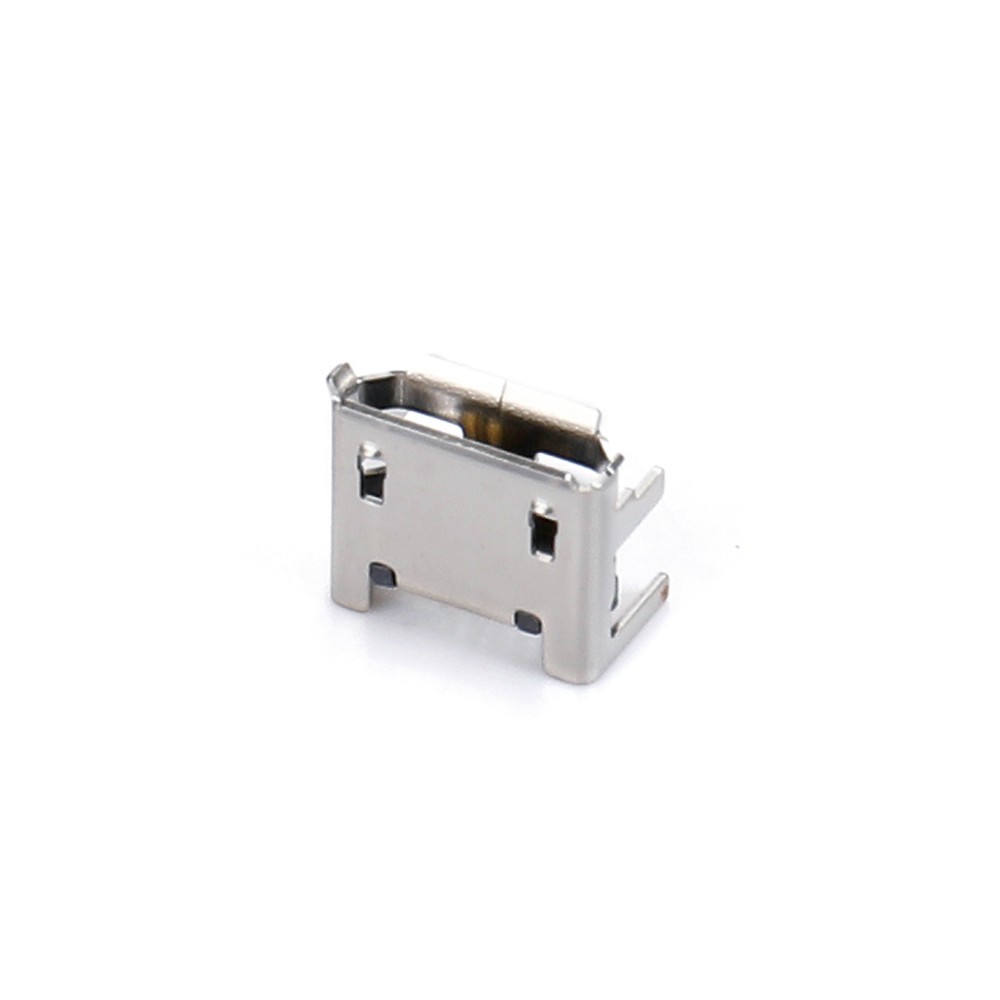 04BO-1805   Micro USB 5F SMT B型四腳插板7.1.5腳長(zhǎng)1.1短針有柱有卷邊