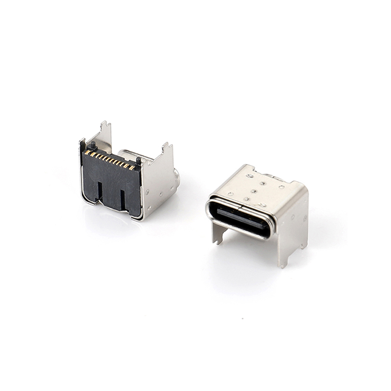 0716A-9206-H   TYPE CF 16P SMT 板上四腳插板有柱 CH5.9  L=8.0mm