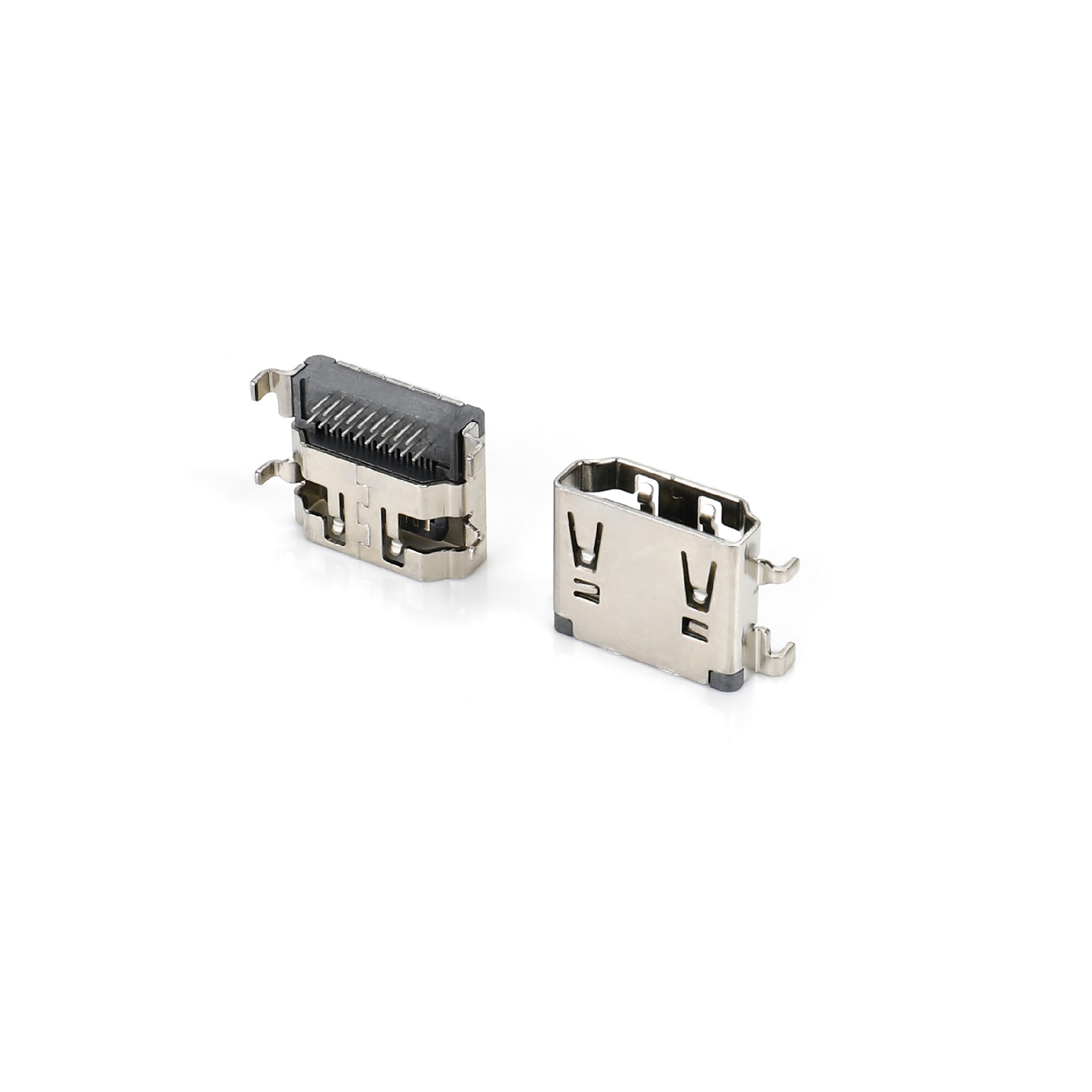 08AC-9214   HDMI 19F 沉板DIP 四腳插板有彈